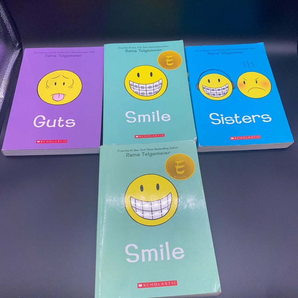 Set of 4 Raina Telgemeier
